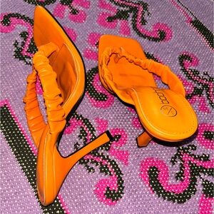 Orange mules